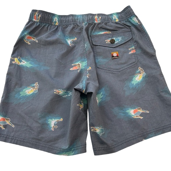 Element Hoffman Arroyo Shorts Neon Blue NWT Men’s Size Medium - Picture 4 of 11